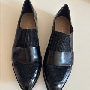 Loeffler Randall Black Leather Men's Loafers